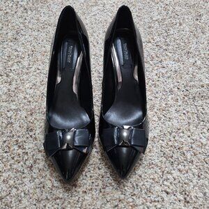 White House Black Market - Black Patent Leather Heels Robyn Size 9.5 New in Box